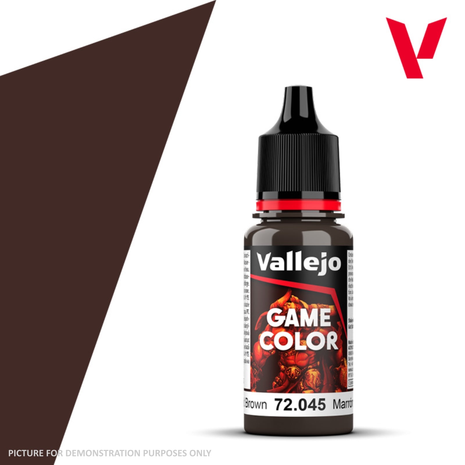Vallejo Game Colour - 72.045 Charred Brown 18ml